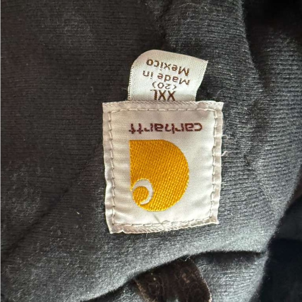 Carhartt Men's Dark Brown Hooded Performance Jacket - Picture 5 of 5
